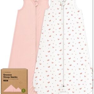 Keababies Pink and White Sleep Sacks